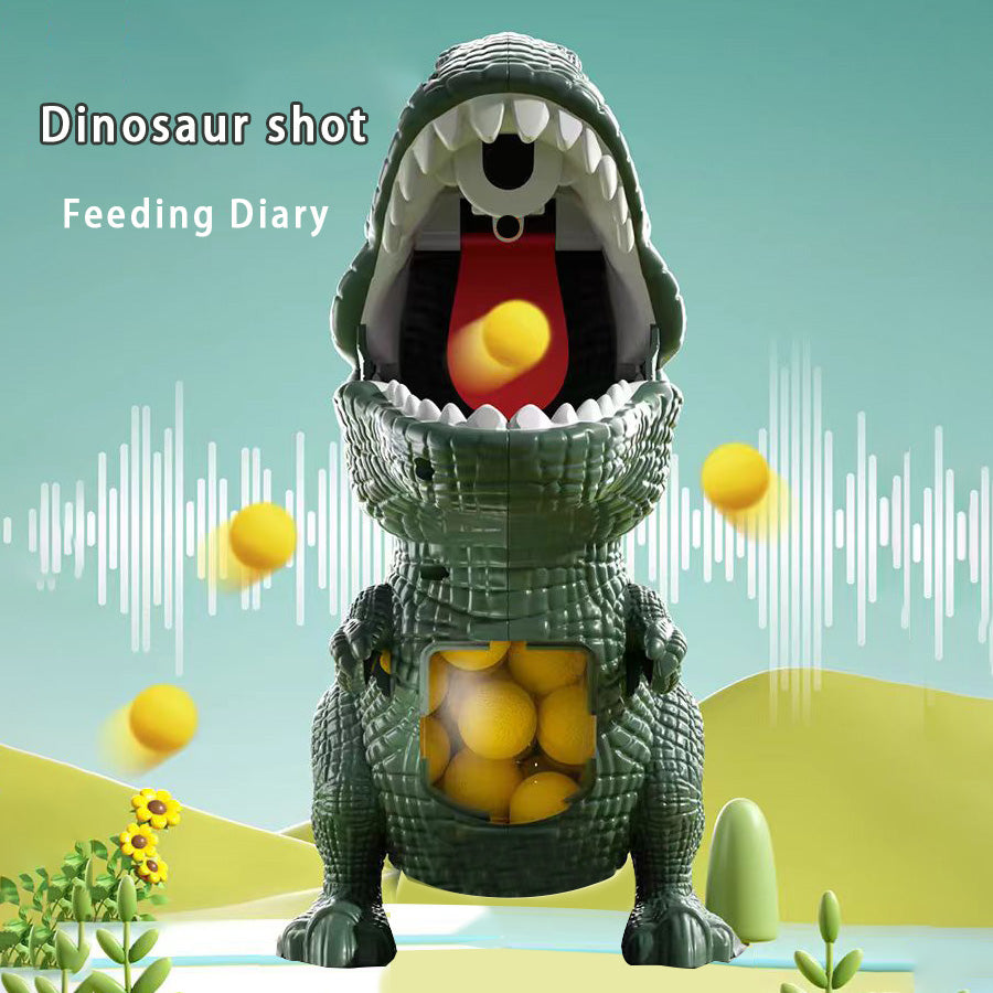 Soft Bullet Gun Dinosaur Shooting Set Tyrannosaurus Rex Ball Blaster Parent Child Interactive Puzzl
