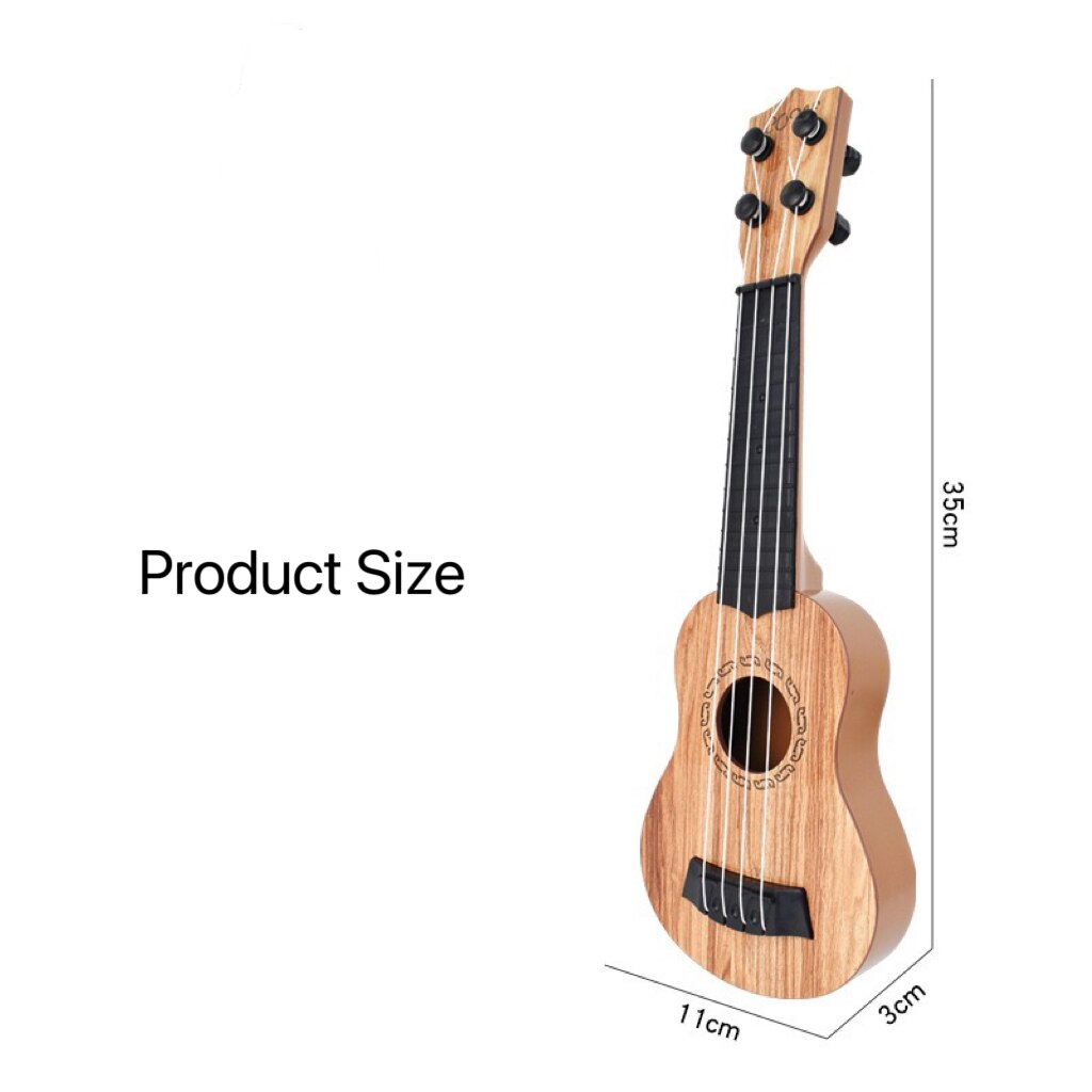 Simulating Music Toys Children Guitar Toy For Kids Elementary Instruments With Paddles Learning Set 4