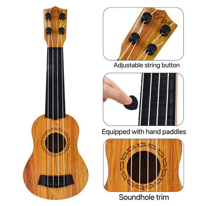 Simulating Music Toys Children Guitar Toy For Kids Elementary Instruments With Paddles Learning Set 1