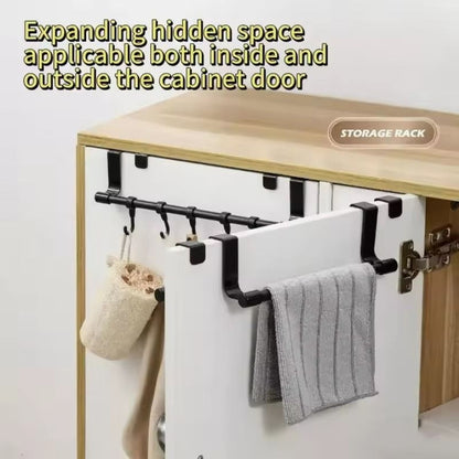 WallMounted Kitchen Towel Rack  NoDrill SpaceSaving Dishcloth Holder 4