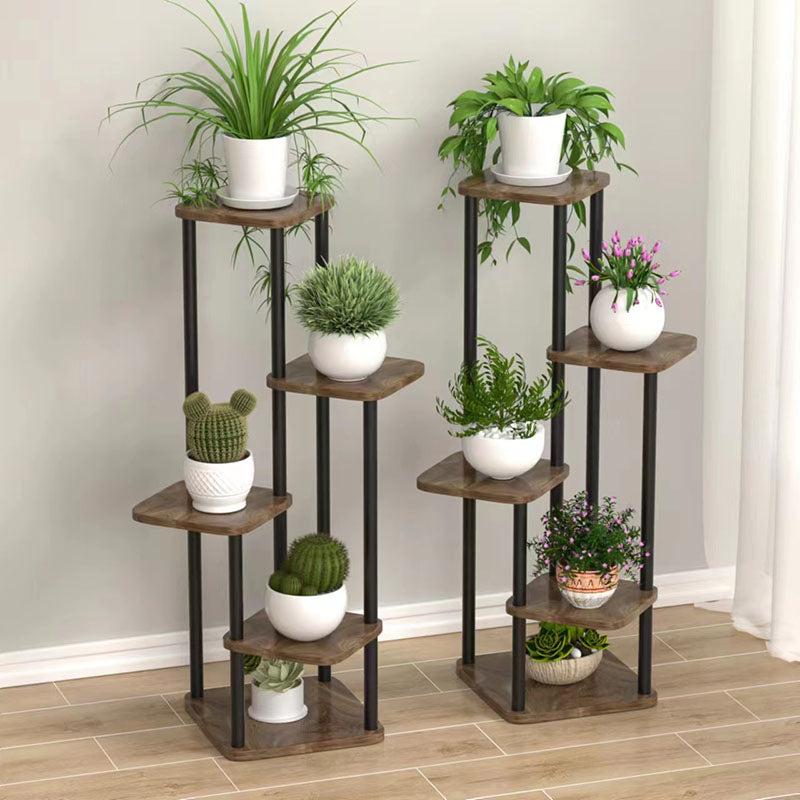 Plant Stand Stand For Flowers Wooden Storage Shelf Indoor Display Stand Multiple Flower Pot Rack 4  1
