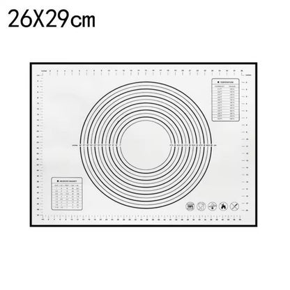 Premium Silicone Kneading  Rolling Dough Mat  Large NonStick Pastry Surface With Measurement Guides 6