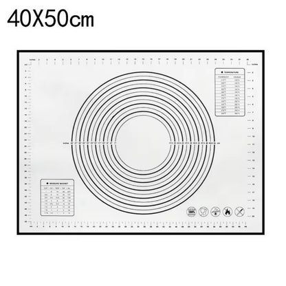 Premium Silicone Kneading  Rolling Dough Mat  Large NonStick Pastry Surface With Measurement Guides 8