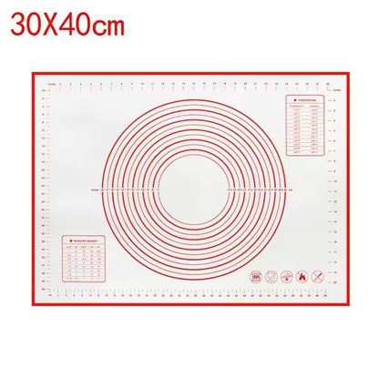 Premium Silicone Kneading  Rolling Dough Mat  Large NonStick Pastry Surface With Measurement Guides 15