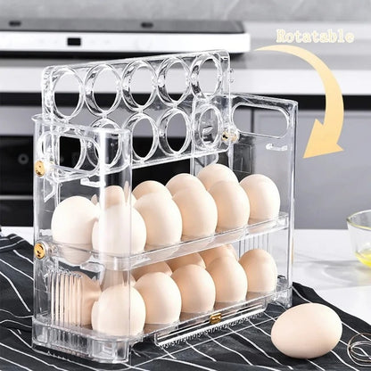 Organizer Kitchen Reversible, Egg Storage Tray Kitchen Accessories, Egg Storage Box Side Door of Refrigerator Storage