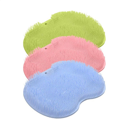 Silicone Shower Wall Mounted Scrubber Shower Massage Pad Shower Feet Wash Mat Washer Back Massage C 3