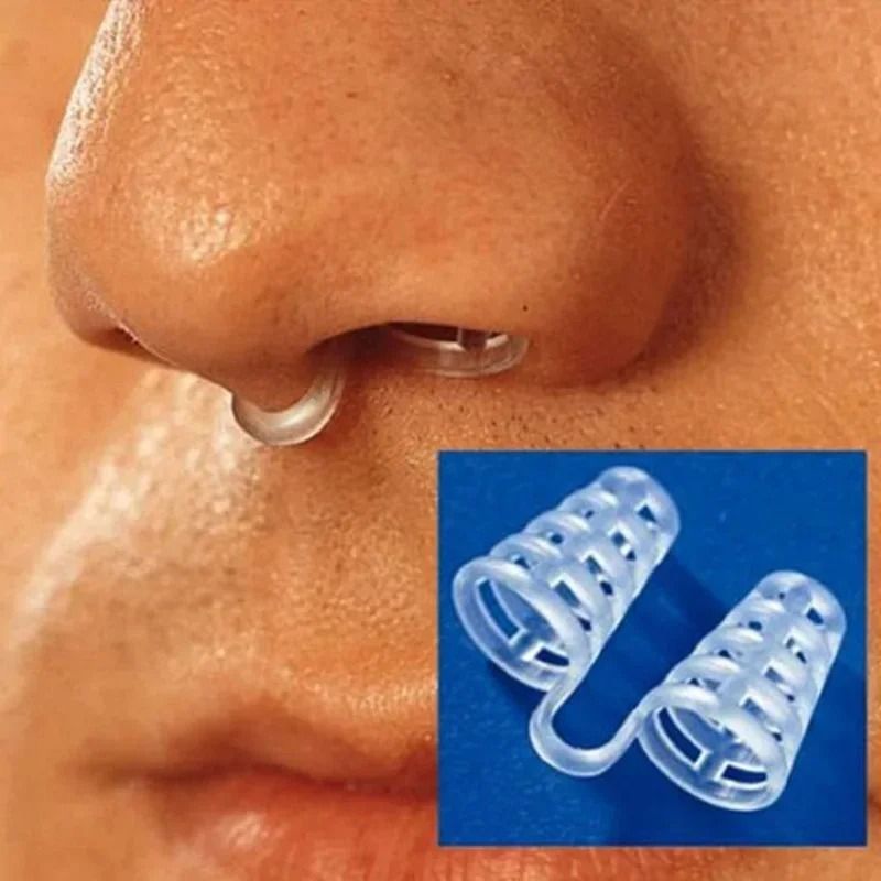 Anti Snoring Nose Clip Set for Better Breathing and Restful Sleep