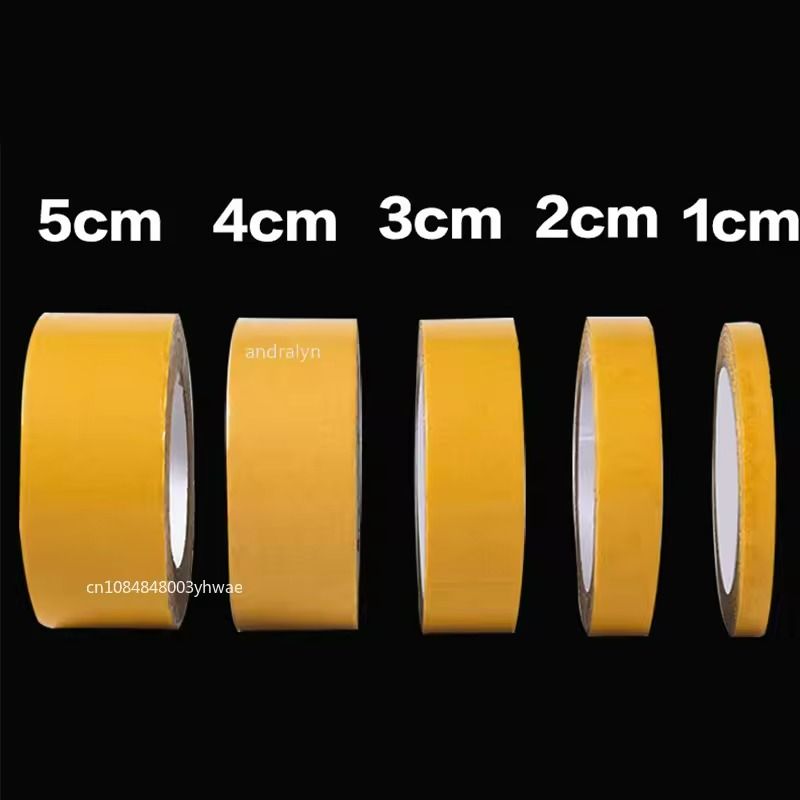 HighViscosity Transparent DoubleSided Fiber Tape  Waterproof Adhesive Mesh Roll 5