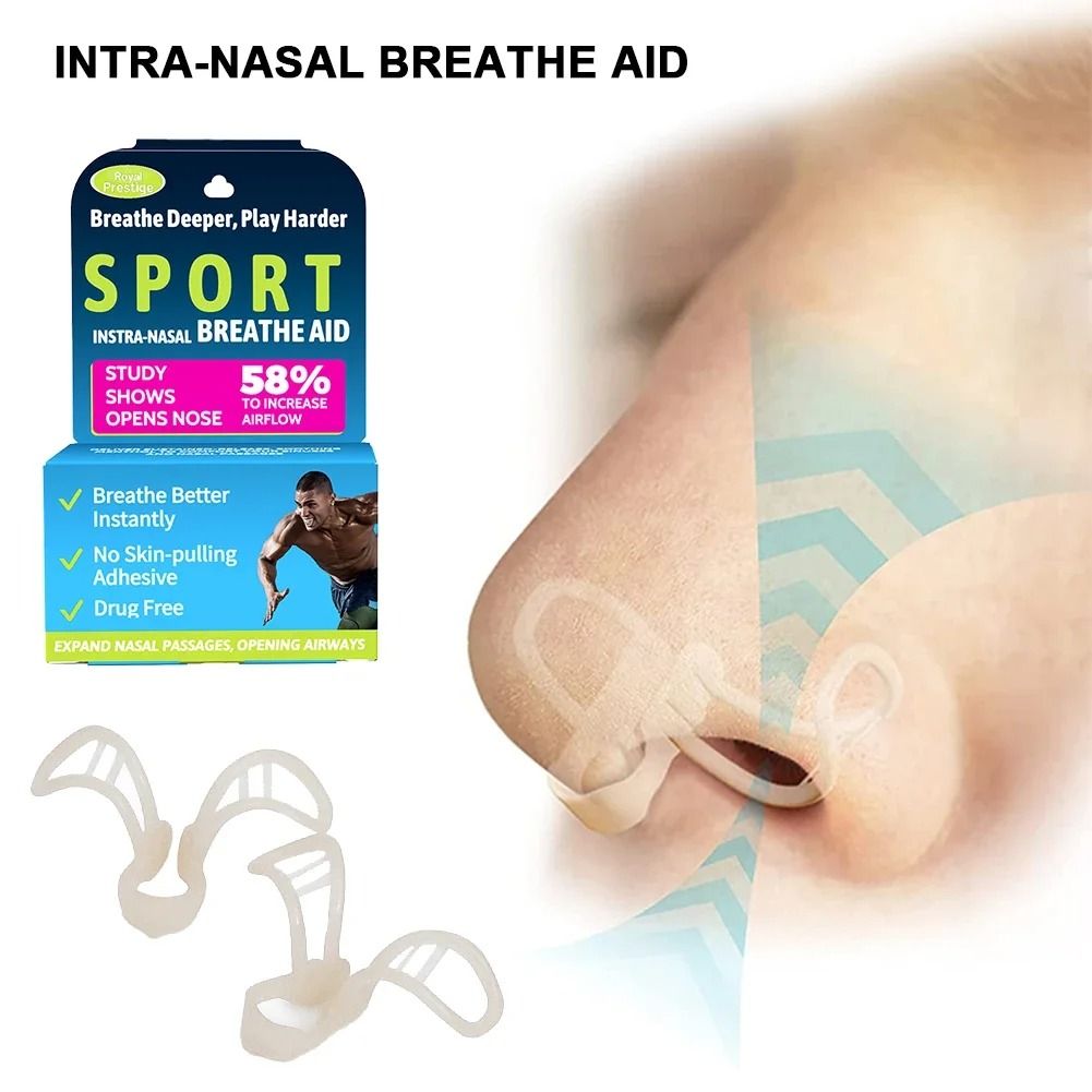 Snore Stopper Nasal Dilator Anti Snoring Silicone Nose Clip for Better Sleep
