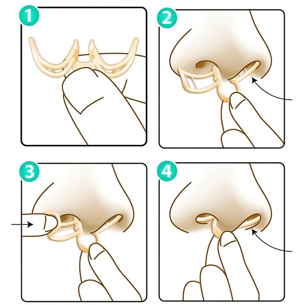 Snore Stopper Nasal Dilator Anti Snoring Silicone Nose Clip For Better Sleep 5