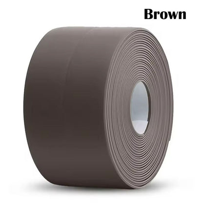 SelfAdhesive PVC Caulk Sealing Tape  Waterproof Kitchen  Bathroom Edge Strip 9