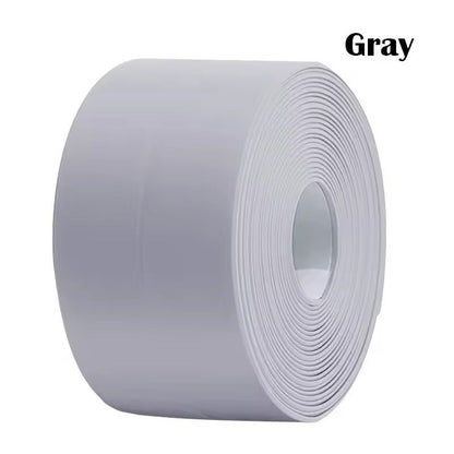 SelfAdhesive PVC Caulk Sealing Tape  Waterproof Kitchen  Bathroom Edge Strip 8
