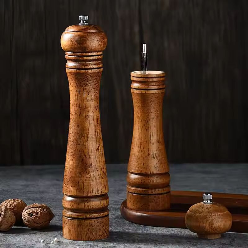Handheld Adjustable Spice Grinder  Premium Salt  Pepper Mill 5810 In 1
