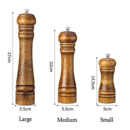 Handheld Adjustable Spice Grinder  Premium Salt  Pepper Mill 5810 In 5