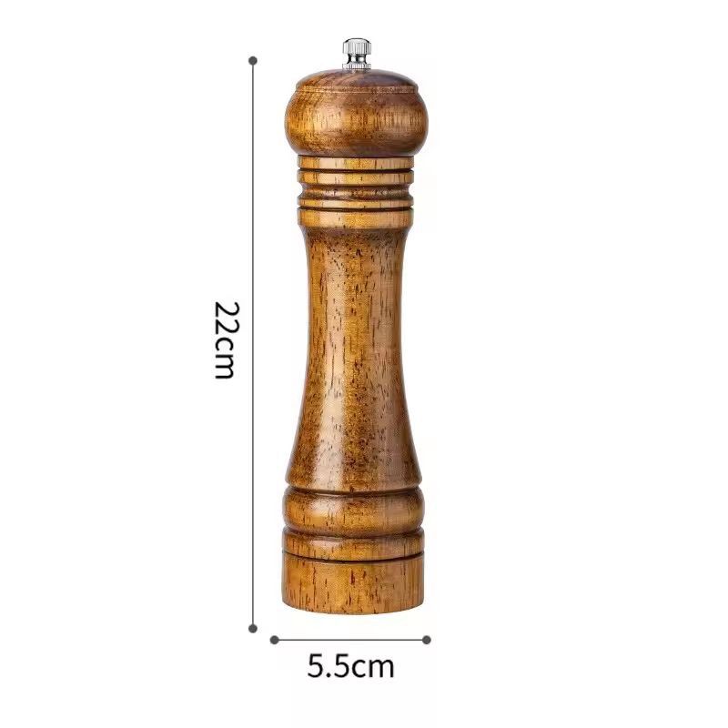 Handheld Adjustable Spice Grinder  Premium Salt  Pepper Mill 5810 In 7