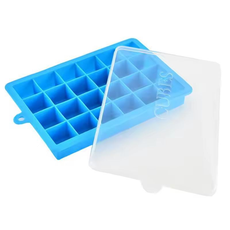 Venlohome Premium 24Cube Silicone Ice Tray With Lid  FoodSafe Ice  Drink Mold 4