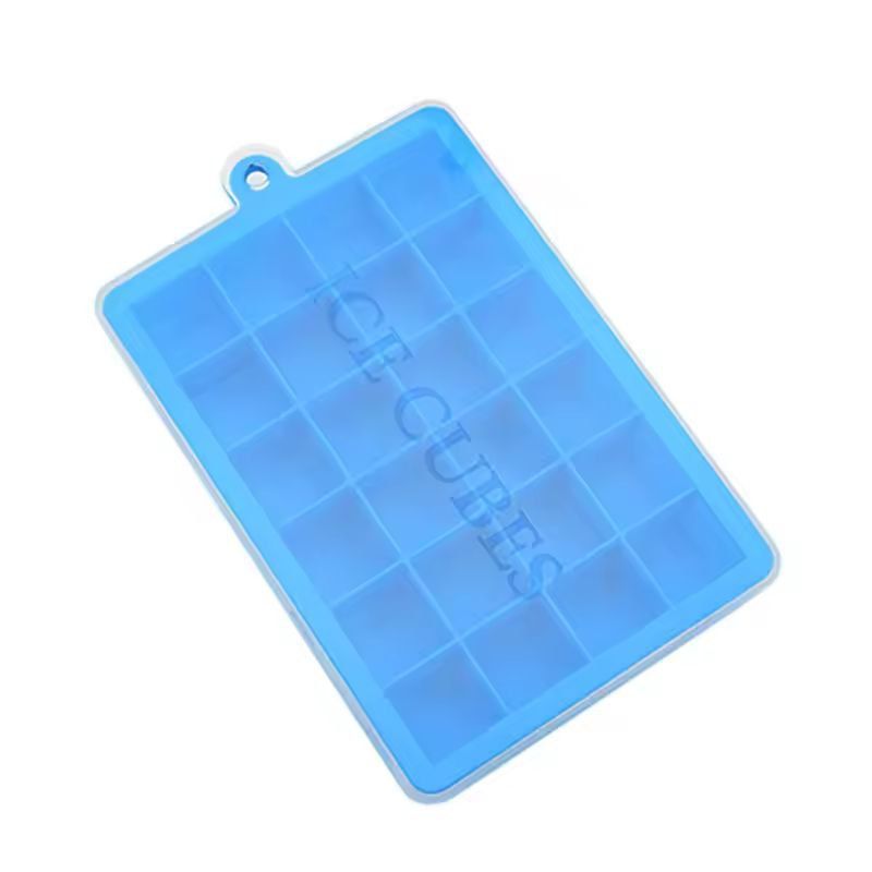 Venlohome Premium 24Cube Silicone Ice Tray With Lid  FoodSafe Ice  Drink Mold 8