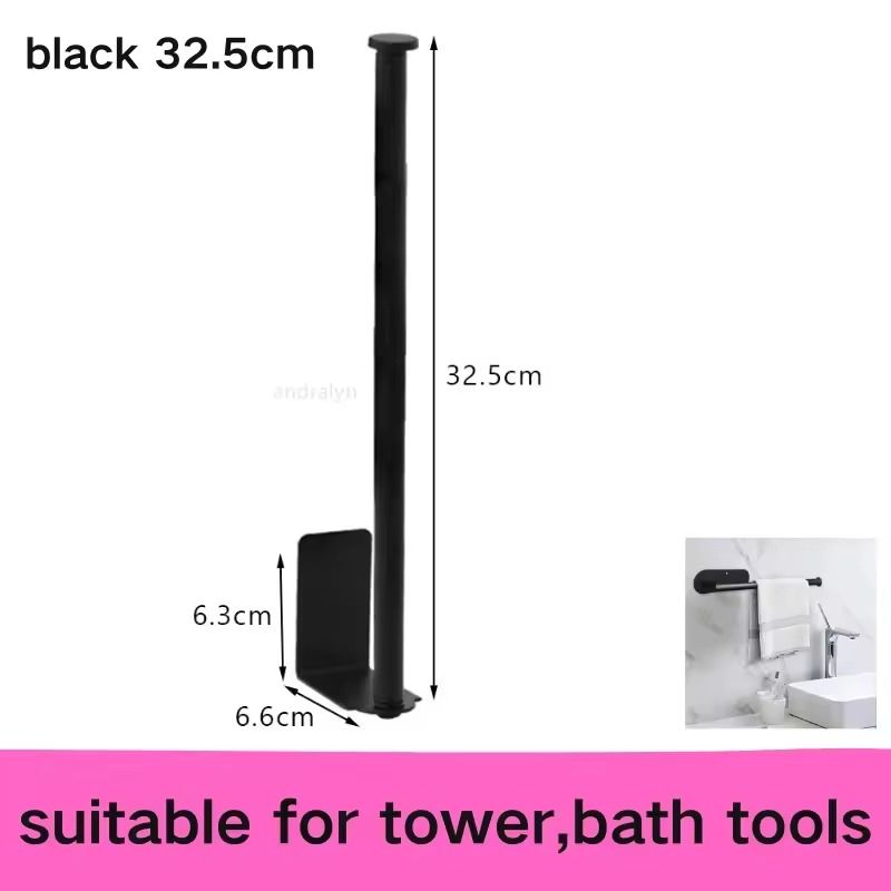 Stainless Steel SelfAdhesive Paper Towel Holder  NoDrill Toilet  Kitchen Roll Rack 8