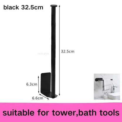 Stainless Steel SelfAdhesive Paper Towel Holder  NoDrill Toilet  Kitchen Roll Rack 8