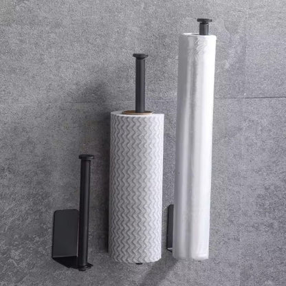 Stainless Steel SelfAdhesive Paper Towel Holder  NoDrill Toilet  Kitchen Roll Rack 4