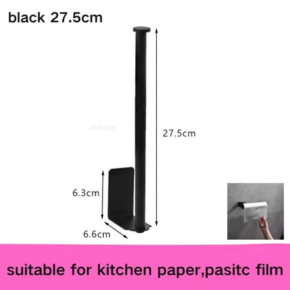Stainless Steel SelfAdhesive Paper Towel Holder  NoDrill Toilet  Kitchen Roll Rack 7
