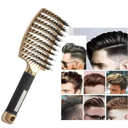 SmoothDetangle Boar  Nylon Scalp Massage Hair Brush 5