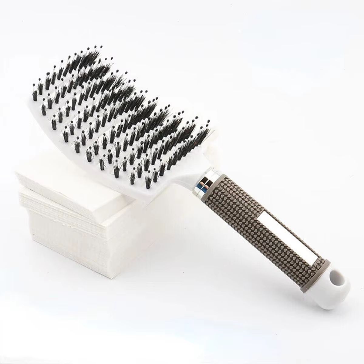 SmoothDetangle Boar  Nylon Scalp Massage Hair Brush 7