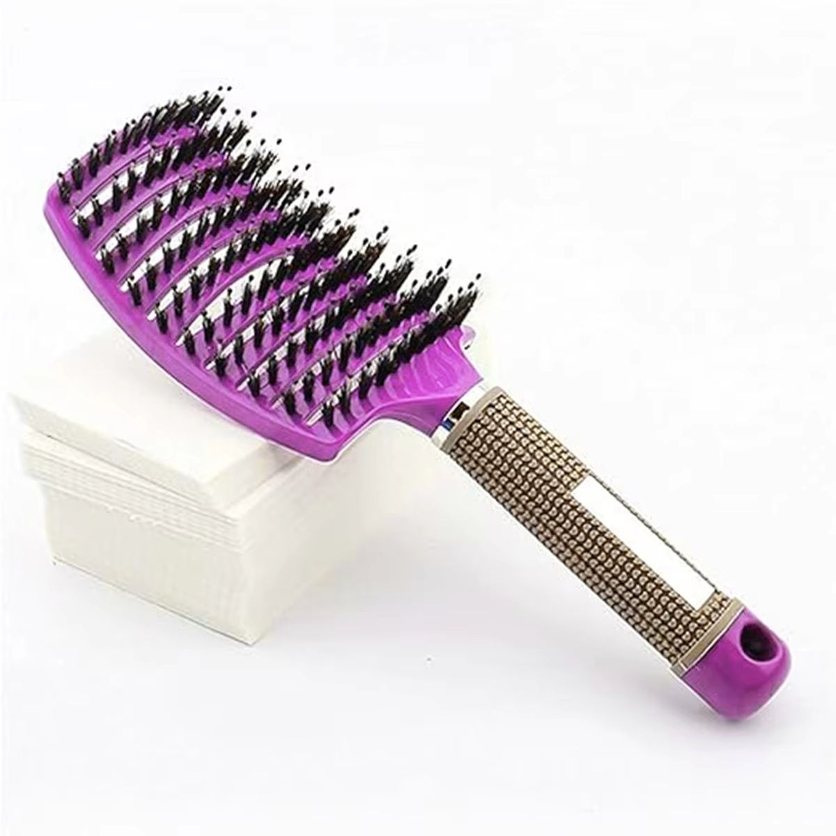 SmoothDetangle Boar  Nylon Scalp Massage Hair Brush 9