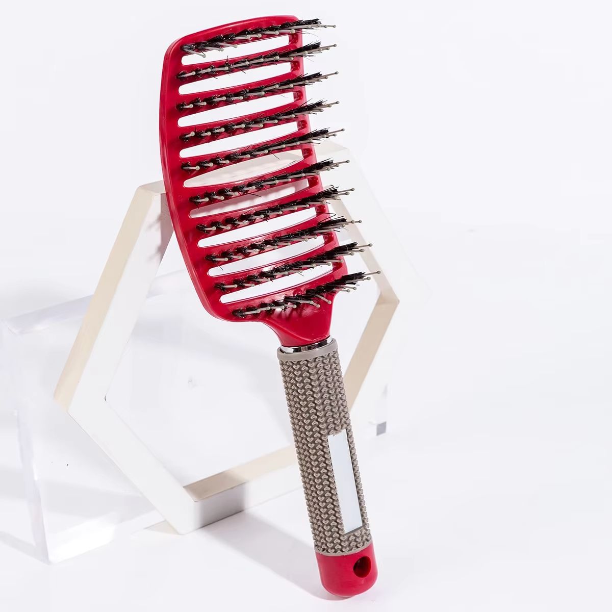 SmoothDetangle Boar  Nylon Scalp Massage Hair Brush 10