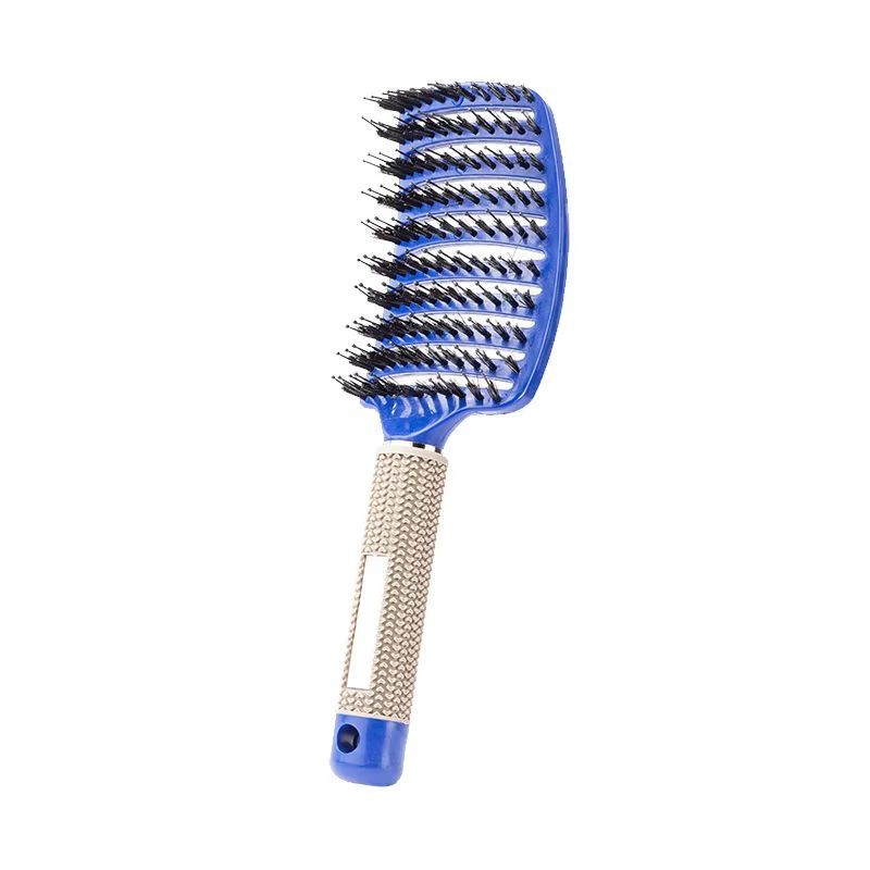 SmoothDetangle Boar  Nylon Scalp Massage Hair Brush 12