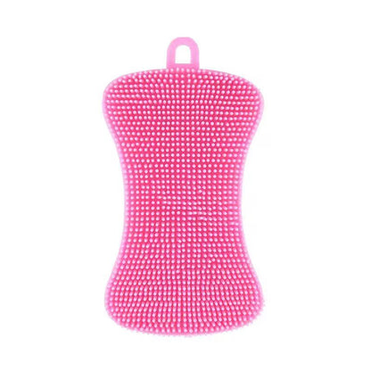 Silicone Kitchen Scrubber Brush  Gentle  Effective Pot Pan Cleaner 7