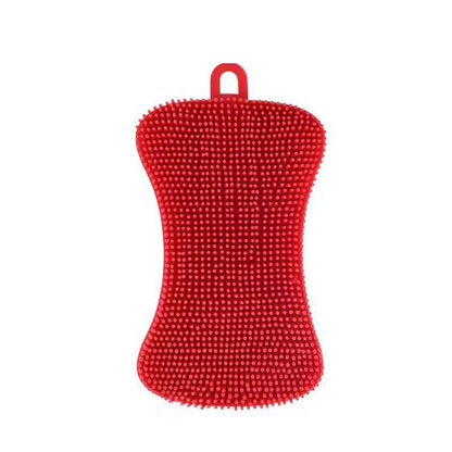 Silicone Kitchen Scrubber Brush  Gentle  Effective Pot Pan Cleaner 8