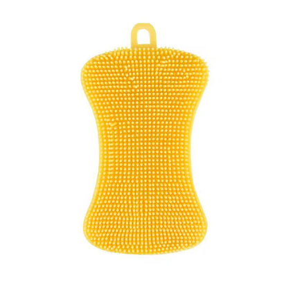 Silicone Kitchen Scrubber Brush  Gentle  Effective Pot Pan Cleaner 9