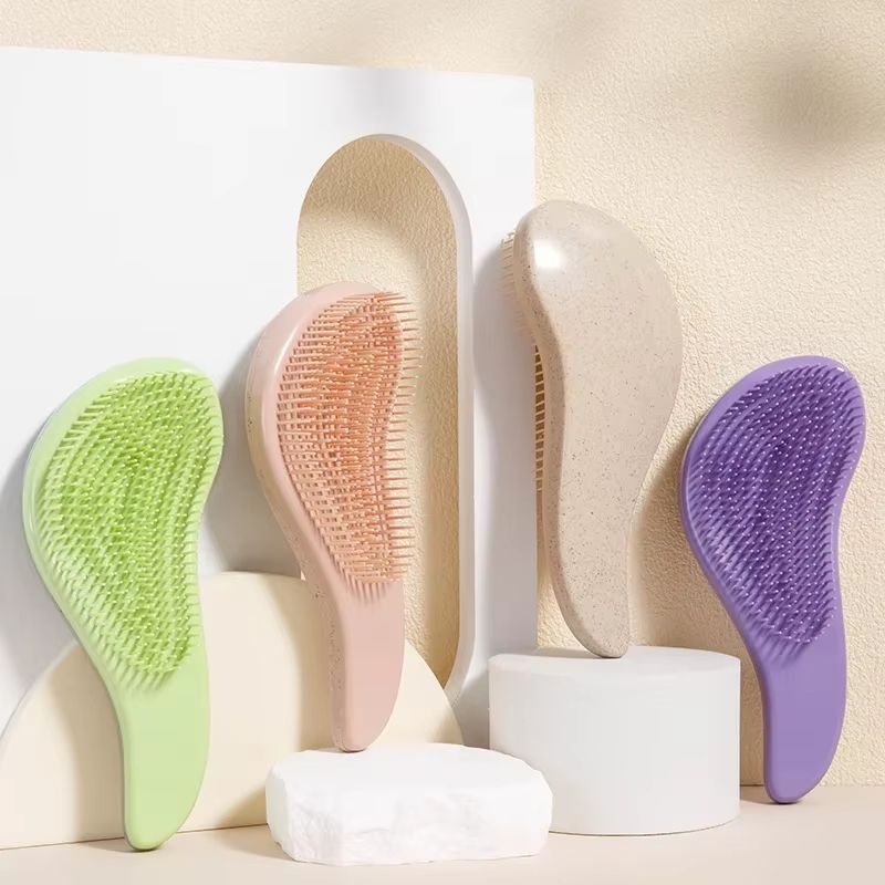 EcoSoft Magic Detangling Hair Brush For Gentle Scalp Massage 1