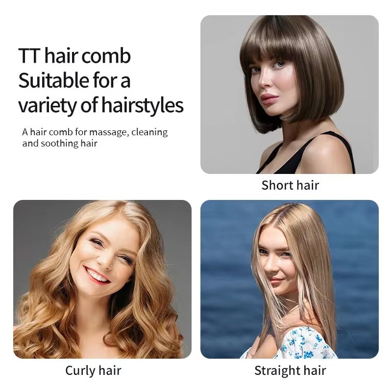 EcoSoft Magic Detangling Hair Brush For Gentle Scalp Massage 6