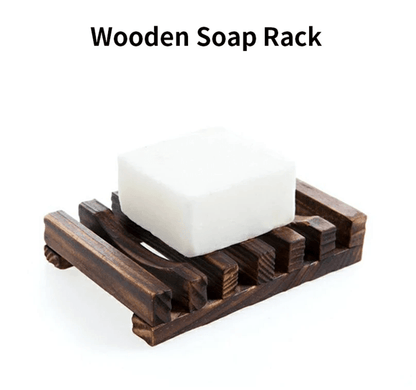 Natural Wood Soap Dish Drain Tray For Bathroom And Kitchen 1