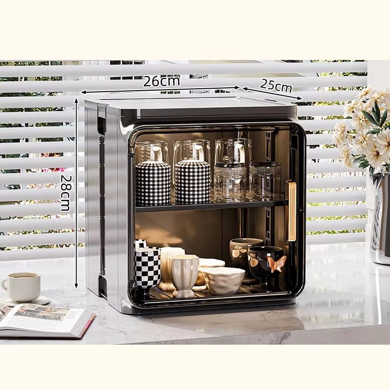 Water Cup Storage Rack Desktop Coffee Mug Organizer Household Dust Proof Tea Cup Holder Drip Cup Ho 4