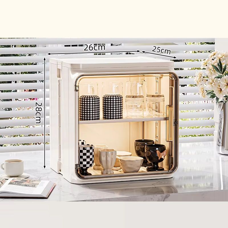 Water Cup Storage Rack Desktop Coffee Mug Organizer Household Dust Proof Tea Cup Holder Drip Cup Ho 5