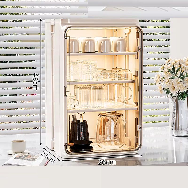 Water Cup Storage Rack Desktop Coffee Mug Organizer Household Dust Proof Tea Cup Holder Drip Cup Ho 6