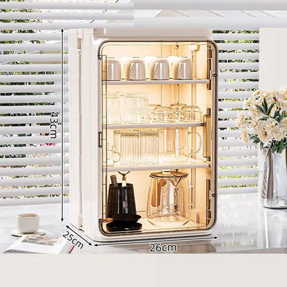 Water Cup Storage Rack Desktop Coffee Mug Organizer Household Dust Proof Tea Cup Holder Drip Cup Ho 6
