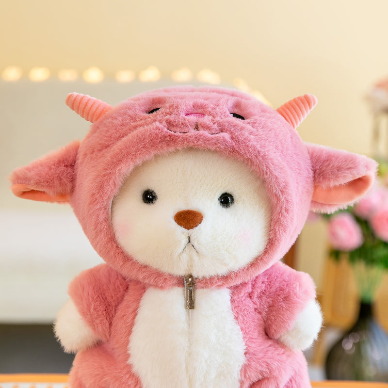 Teddy Bear Wear Suit, Soft Doll Birthday Gift, Kawaii Bear Plush Toy Stuffed Animals Christmas Gifts for Boy Girl