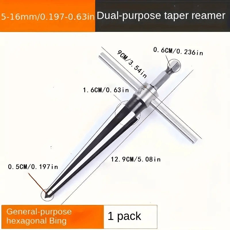 PrecisionCut Hex Cone Chamfering Tool Set For Wood Metal And Plastic 3