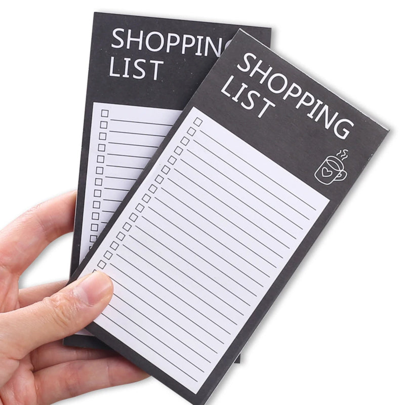 Portable Tearable Magnet Memo Board, Magnetic Fridge Message Board, Sticky Notes, Kitchen Shopping List Office Planner