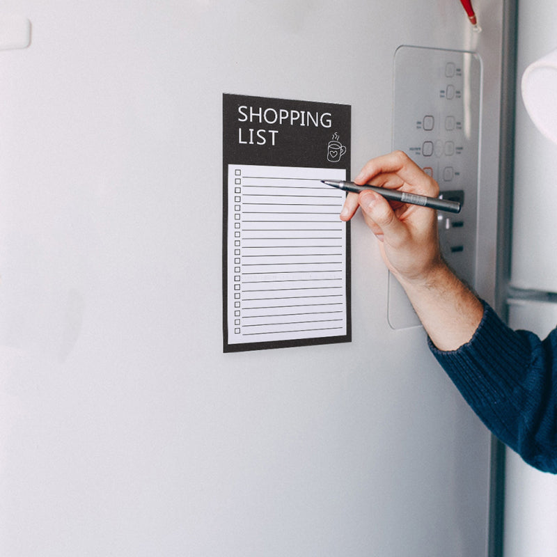 Portable Tearable Magnet Memo Board, Magnetic Fridge Message Board, Sticky Notes, Kitchen Shopping List Office Planner