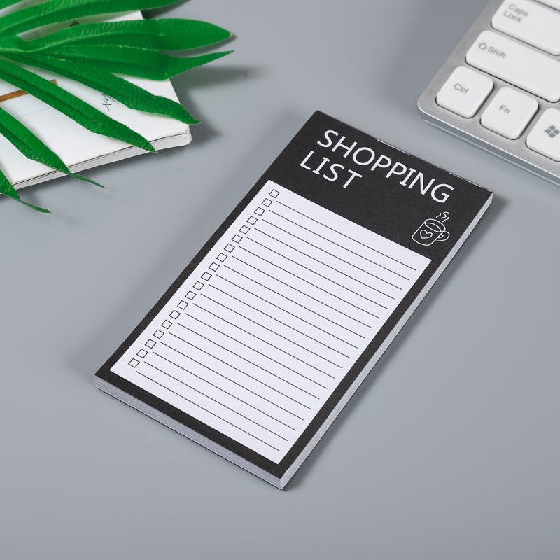 Portable Tearable Magnet Memo Board, Magnetic Fridge Message Board, Sticky Notes, Kitchen Shopping List Office Planner