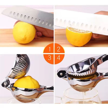 Premium Handheld Citrus Juice Press  Zinc Alloy Manual Lemon  Orange Squeezer 3