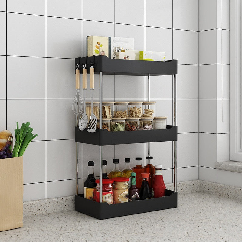 Kitchen Spice Storage Rack Multi Functional Countertop Seasoning Rack Household Multi Layer Kitchen 3