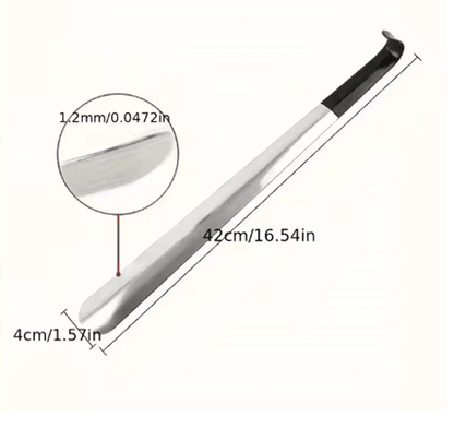 SteelEase Long Handle Shoehorn For Seniors And Everyday Comfort 3