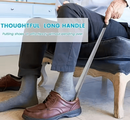 SteelEase Long Handle Shoehorn For Seniors And Everyday Comfort 2