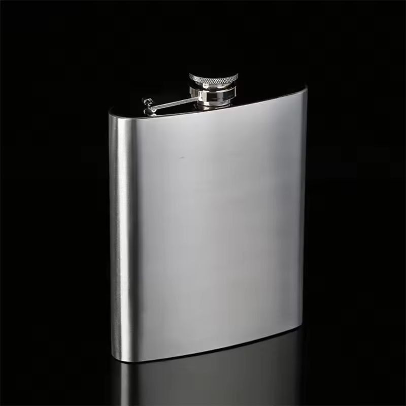 Compact Travel StainlessSteel Hip Flask  10 Oz Pocket Whisky  Wine Bottle 3